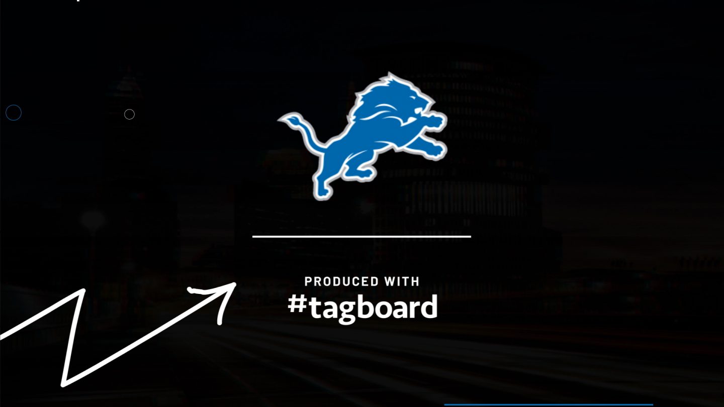 How the Detroit Lions the Draft with Interactive Cloud Graphics