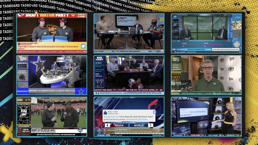 Live From 2022 NFL Draft: Bleacher Report Streams Live From Newly Designed  Set at New York City Headquarters