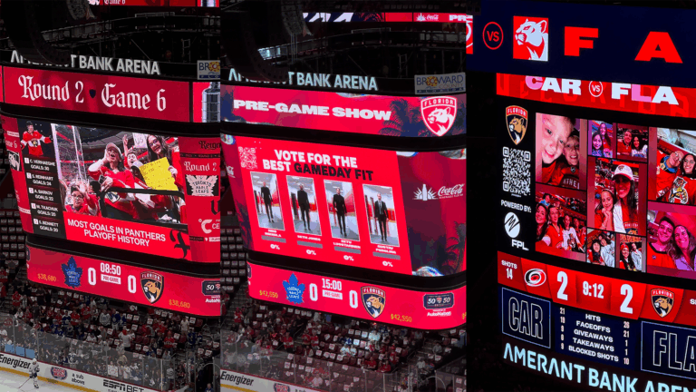 Panthers Interactive Pregame Show powered by Tagboard