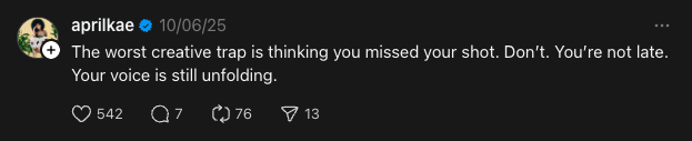 April Kae on Threads