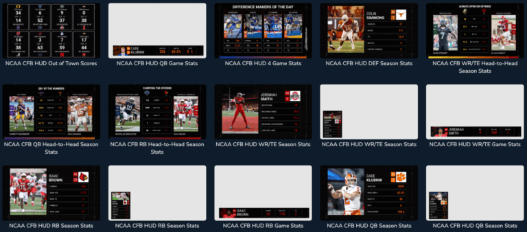 NCAA Football Live Stats