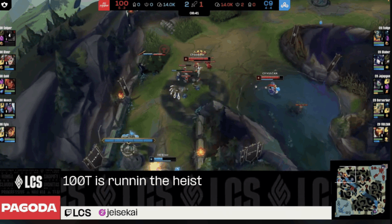 Twitch chat featured on Riot Games stream