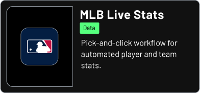 MLB Live Stats