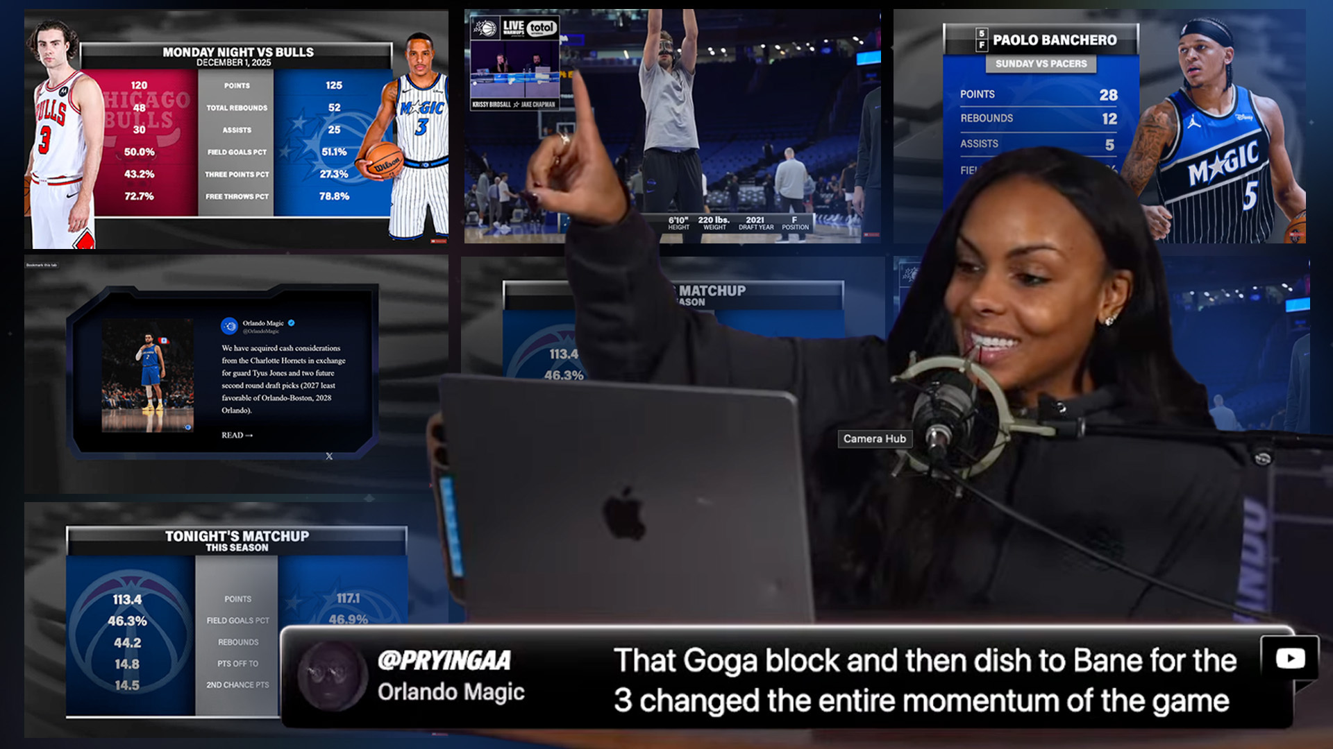 Orlando Magic Streaming Examples