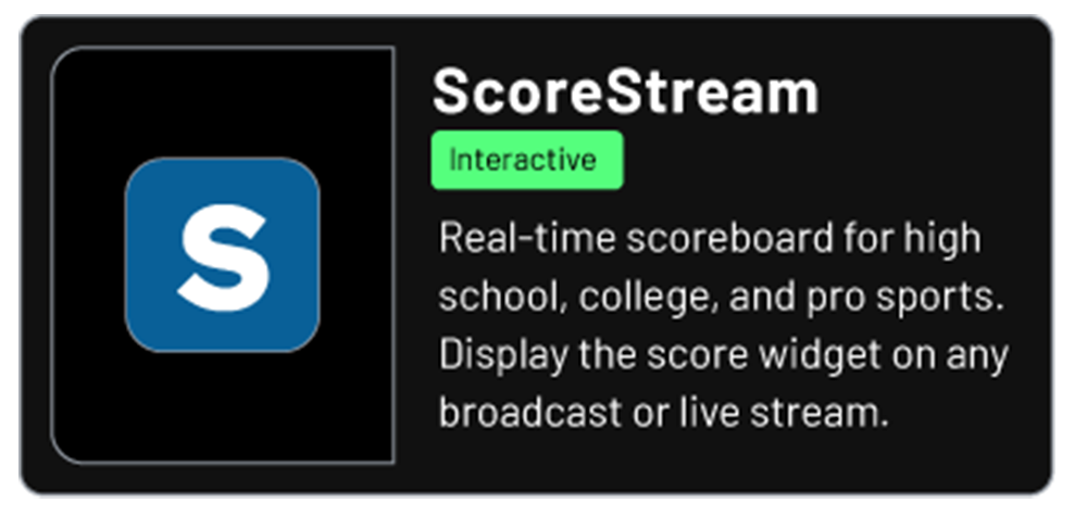 ScoreStream Partner Development Kit