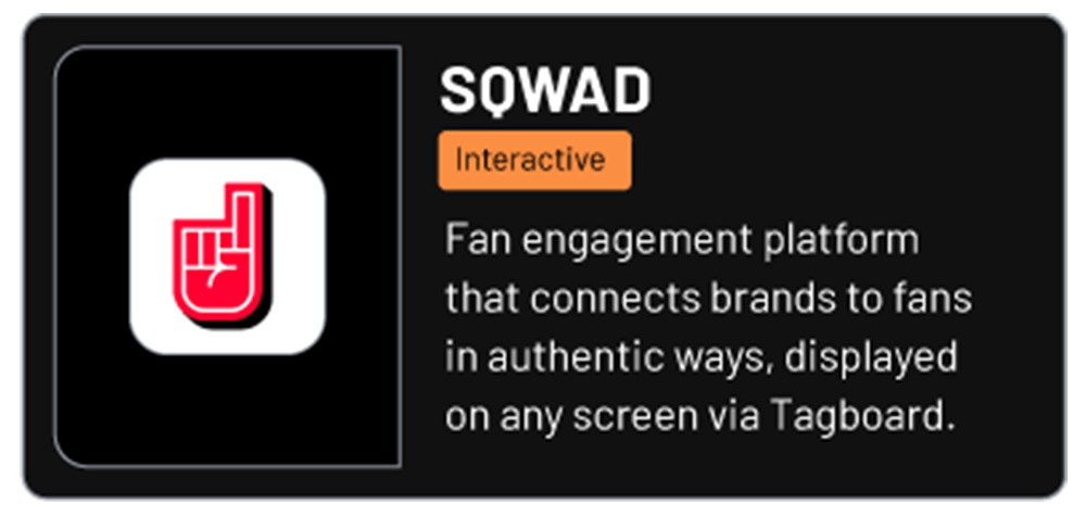 SQWADCard SQWAD app marketplace card