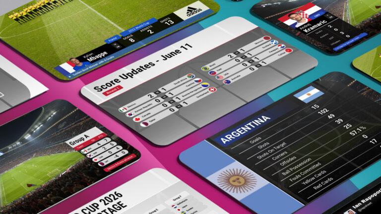 World Cup Tagboard Graphics Examples