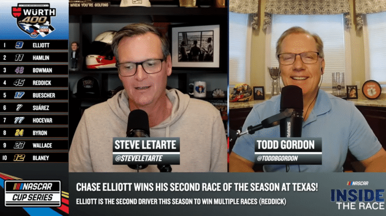 NASCAR Inside the Race Video Podcast example