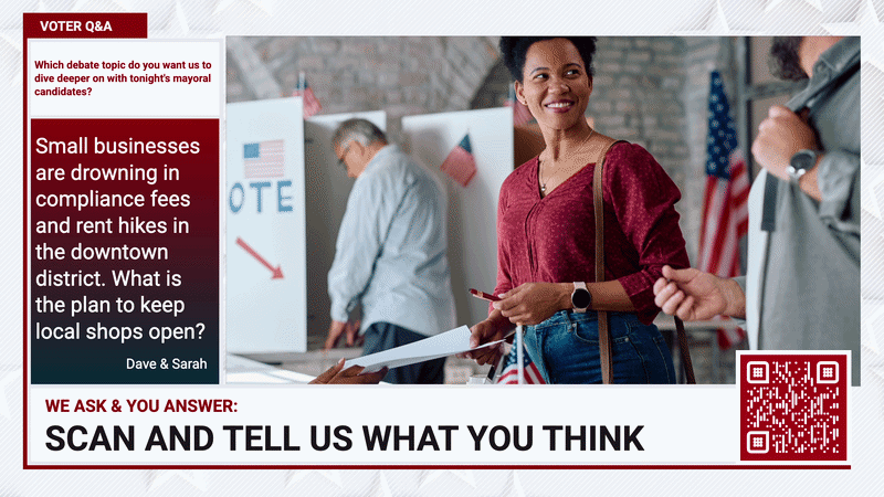 Examples of UGC content in a Tagboard Elections Graphic Template