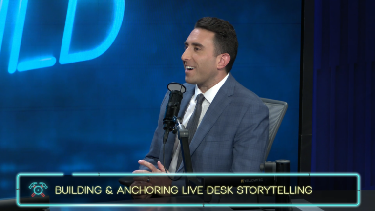 Image of Evan Schreiber, News Anchor in Las Vegas, on Storyteller podcast